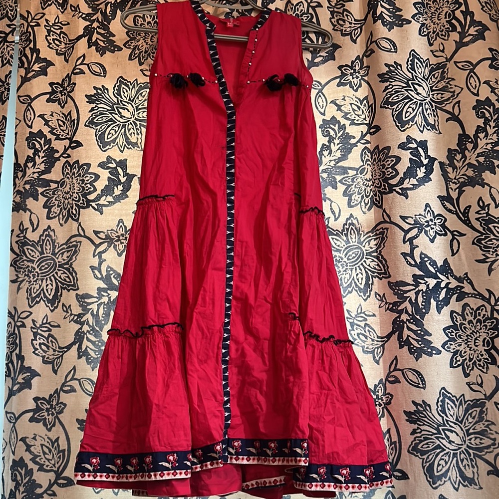 Pretty dark pink summer dress - Picture 3 of 5